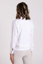 Silvermaple Collection - Samantha Fray Edge Jacket | White - Jacket - Silvermaple Boutique 