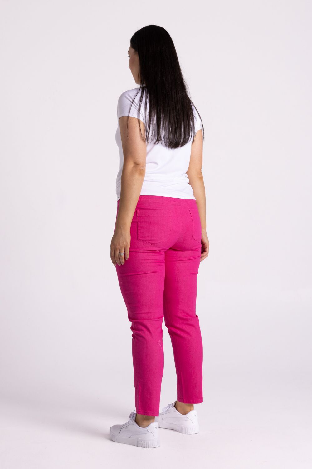 Silvermaple Collection - Kate 7/8 Pant | Hot Pink - Pants - Silvermaple Boutique 