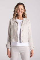 Silvermaple Collection - Samantha Fray Edge Jacket | Natural - Jacket - Silvermaple Boutique 