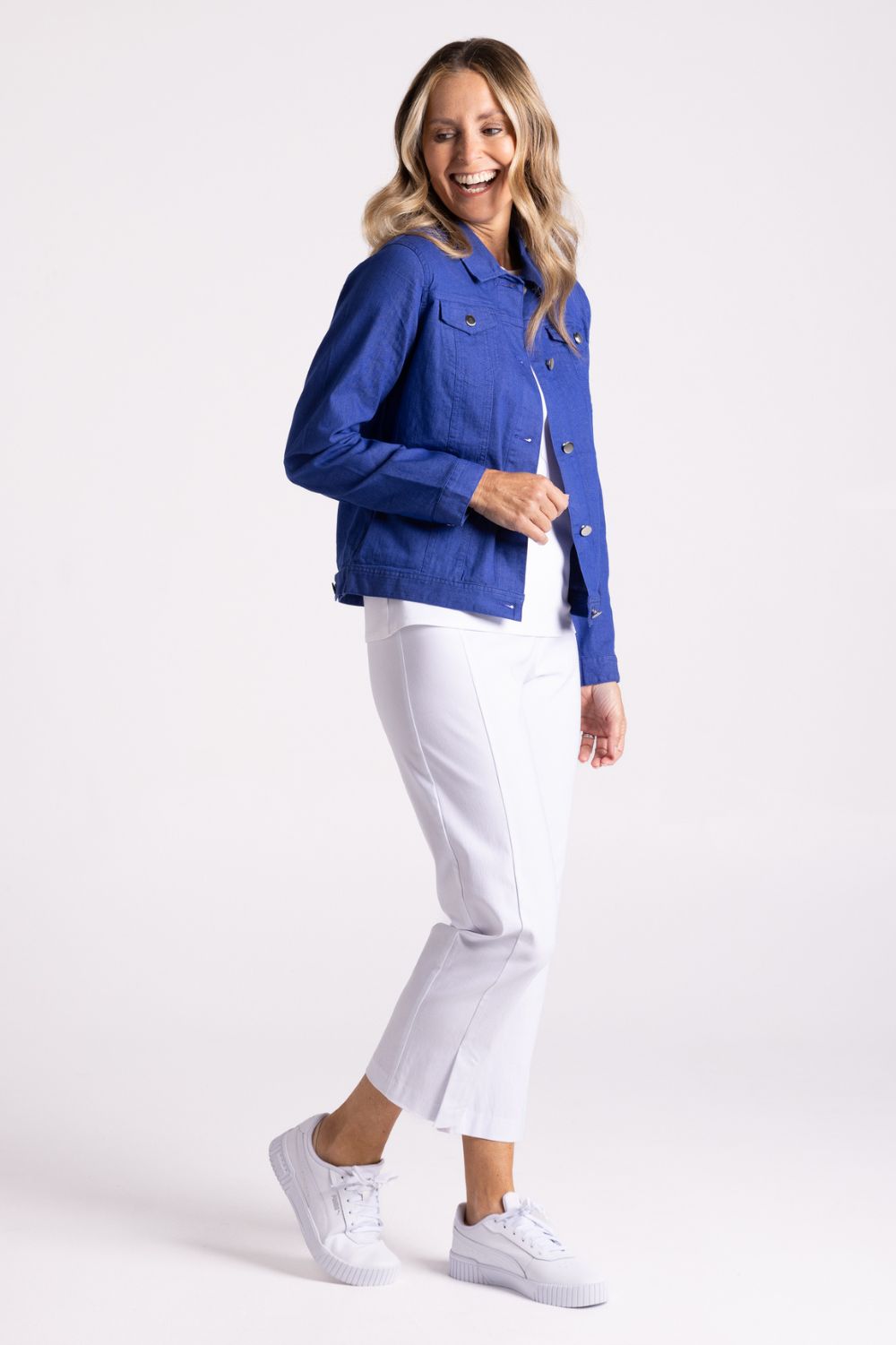 Silvermaple Collection - Kate Jacket | Sapphire - Jacket - Silvermaple Boutique 