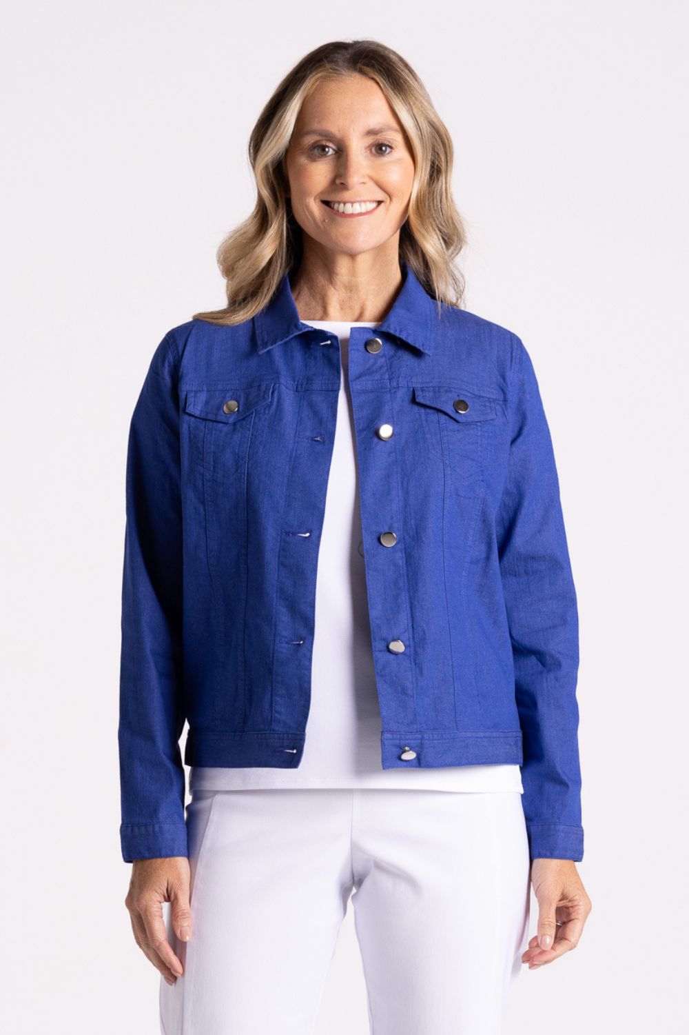 Silvermaple Collection - Kate Jacket | Sapphire - Jacket - Silvermaple Boutique 
