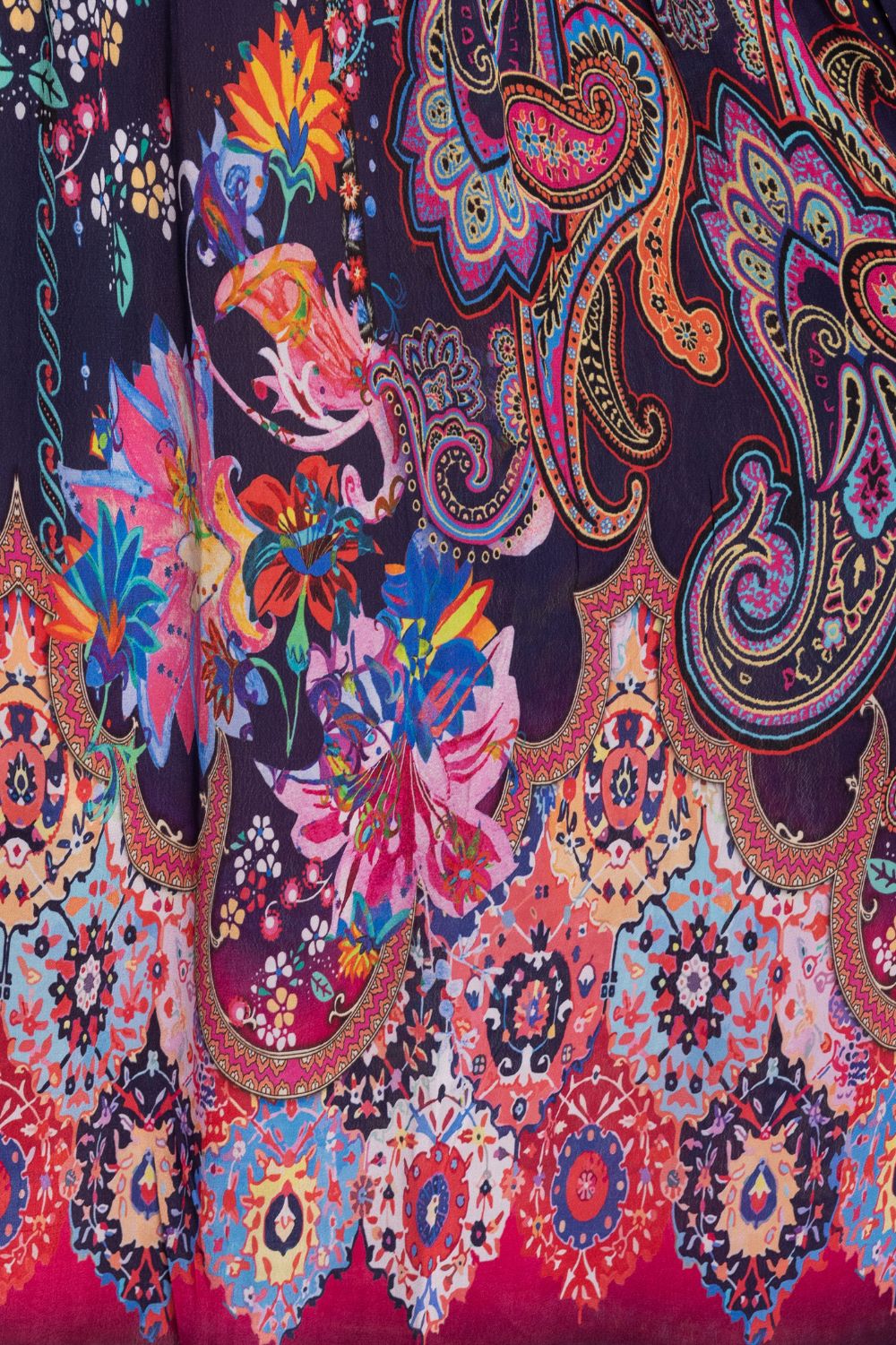 Silvermaple Collection - Erin V-Neck Dress | Navy Blossom - Dress - Silvermaple Boutique 