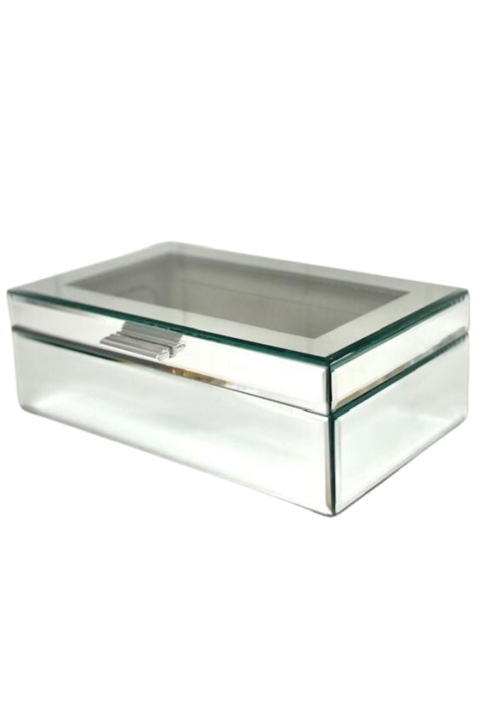 Glass Mirror Jewel Box - Silvermaple Boutique