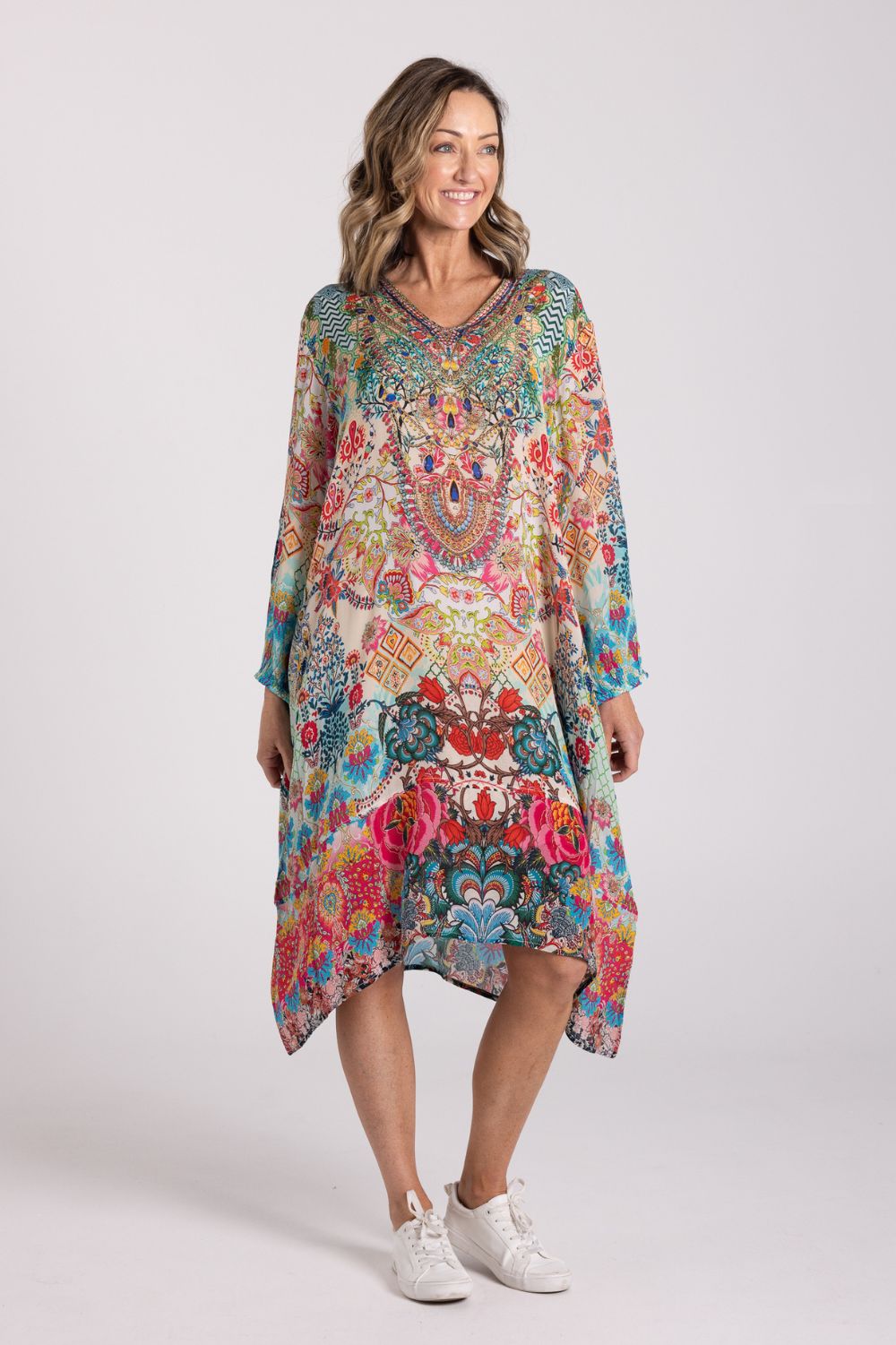 Silvermaple Collection - Amber Crystals Dress | Peach Bliss - Dress - Silvermaple Boutique 