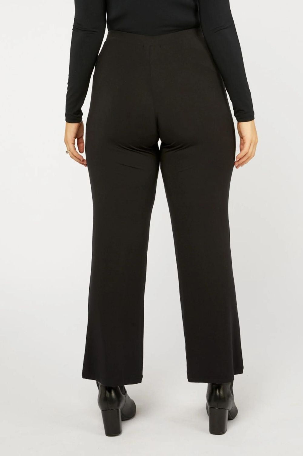 Tani - Full Straight Pant | Black - Pants - Silvermaple Boutique 