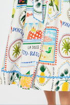 Threadz & Clarity - Amalfi Midi Dress | Blue/Multi - Dress - Silvermaple Boutique 