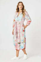 Threadz & Clarity - Capri Print Dress | Pastel Multi - Dress - Silvermaple Boutique 