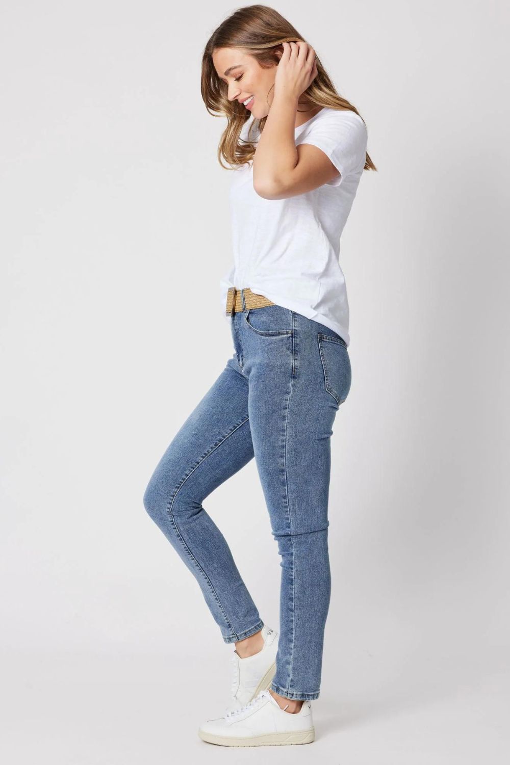 Threadz & Clarity - Sophie Slim Leg Jean | Denim - Jeans - Silvermaple Boutique 