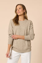 Threadz & Clarity - Alpine Spot Knit | Latte - Knitwear - Silvermaple Boutique 