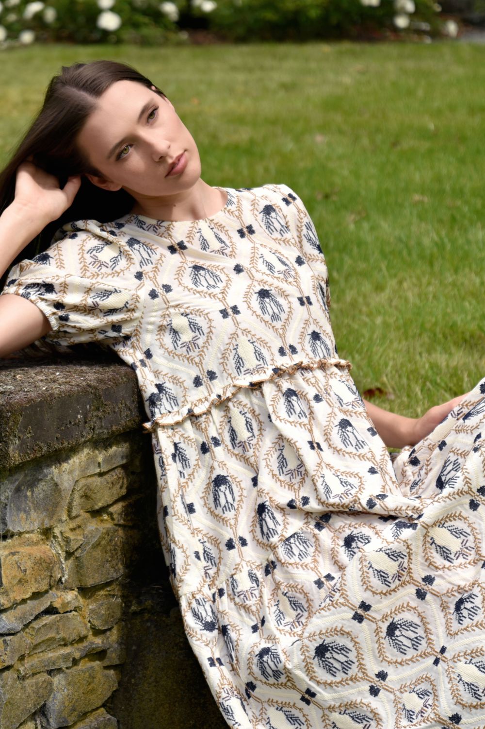 Trelise Cooper - Dreaming Of Spring Dress | Ivory Embroidery - Dress - Silvermaple Boutique 
