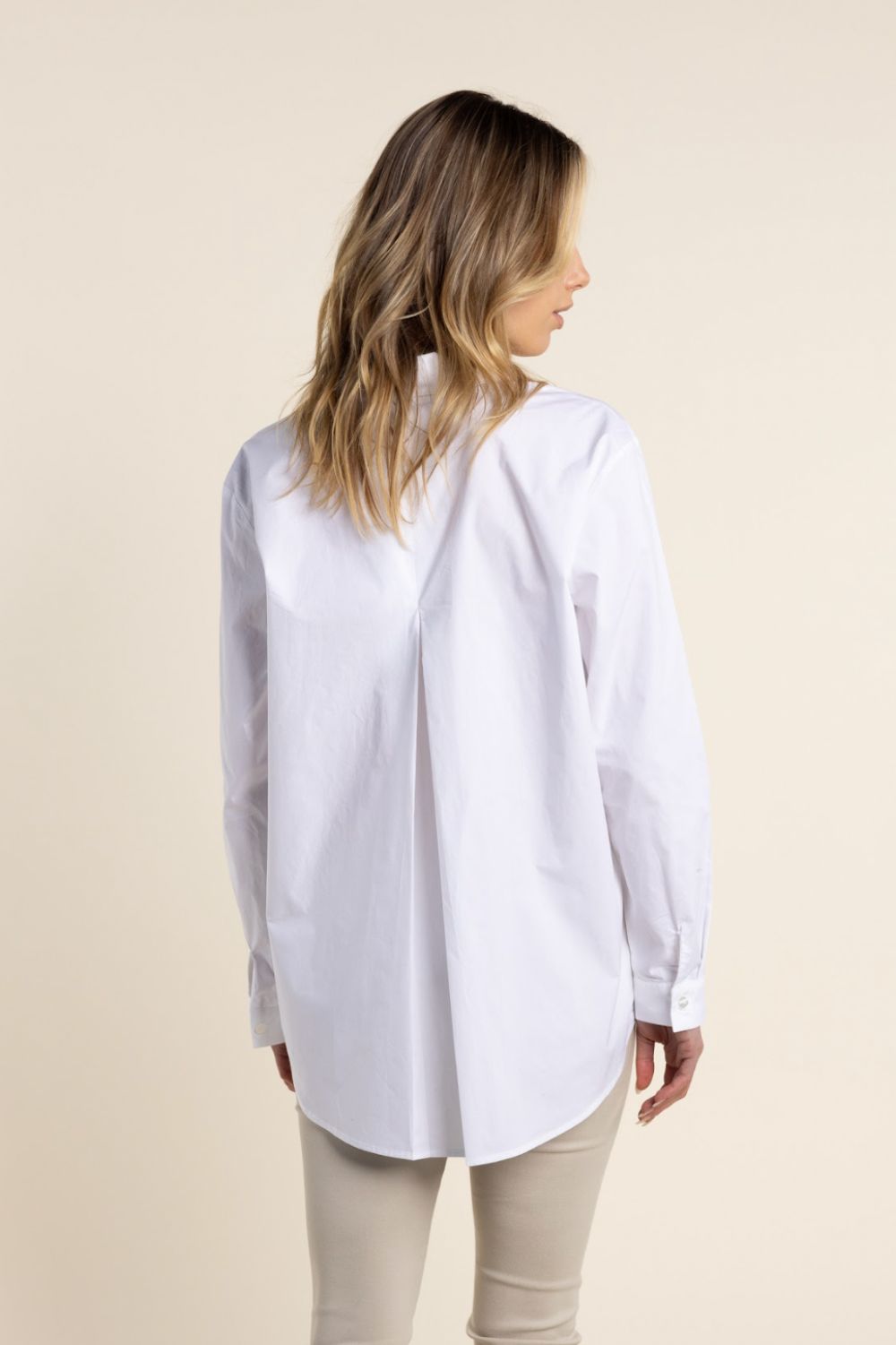 Two T's - Cotton Shirt | White - Shirt - Silvermaple Boutique 