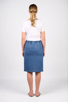 Vassalli - Denim Skirt | Blue Hue - Skirt - Silvermaple Boutique 