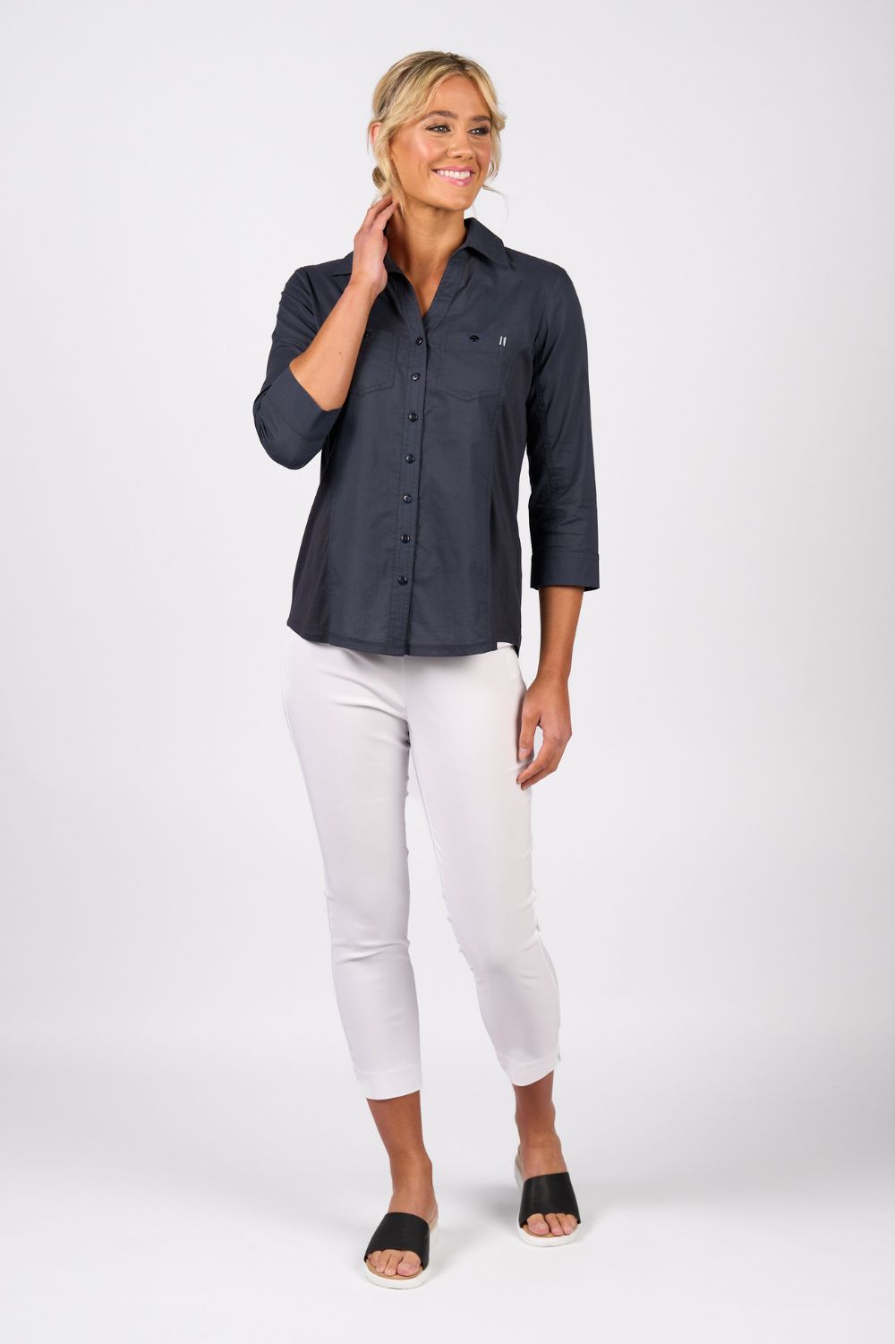 Vassalli - Golf Shirt | Ink - Shirt - Silvermaple Boutique 