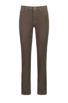 Vassalli - Straight Leg Fly Cords | Taupe - Pants - Silvermaple Boutique 