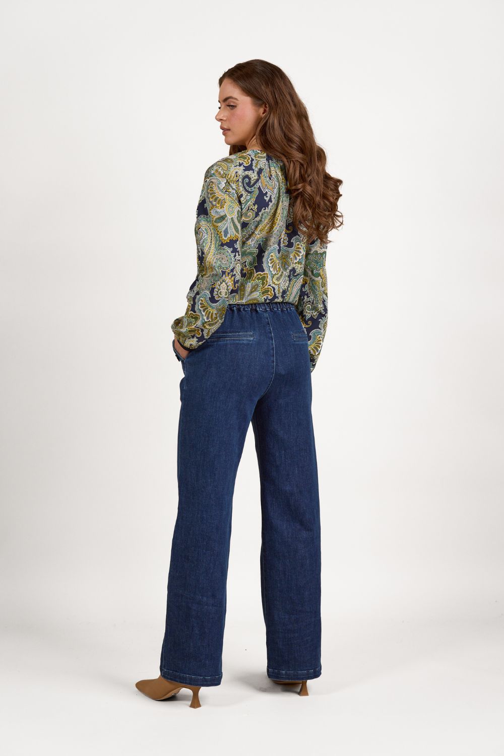 Vassalli - Wide Leg Jean | Dark Indigo - Jeans - Silvermaple Boutique 