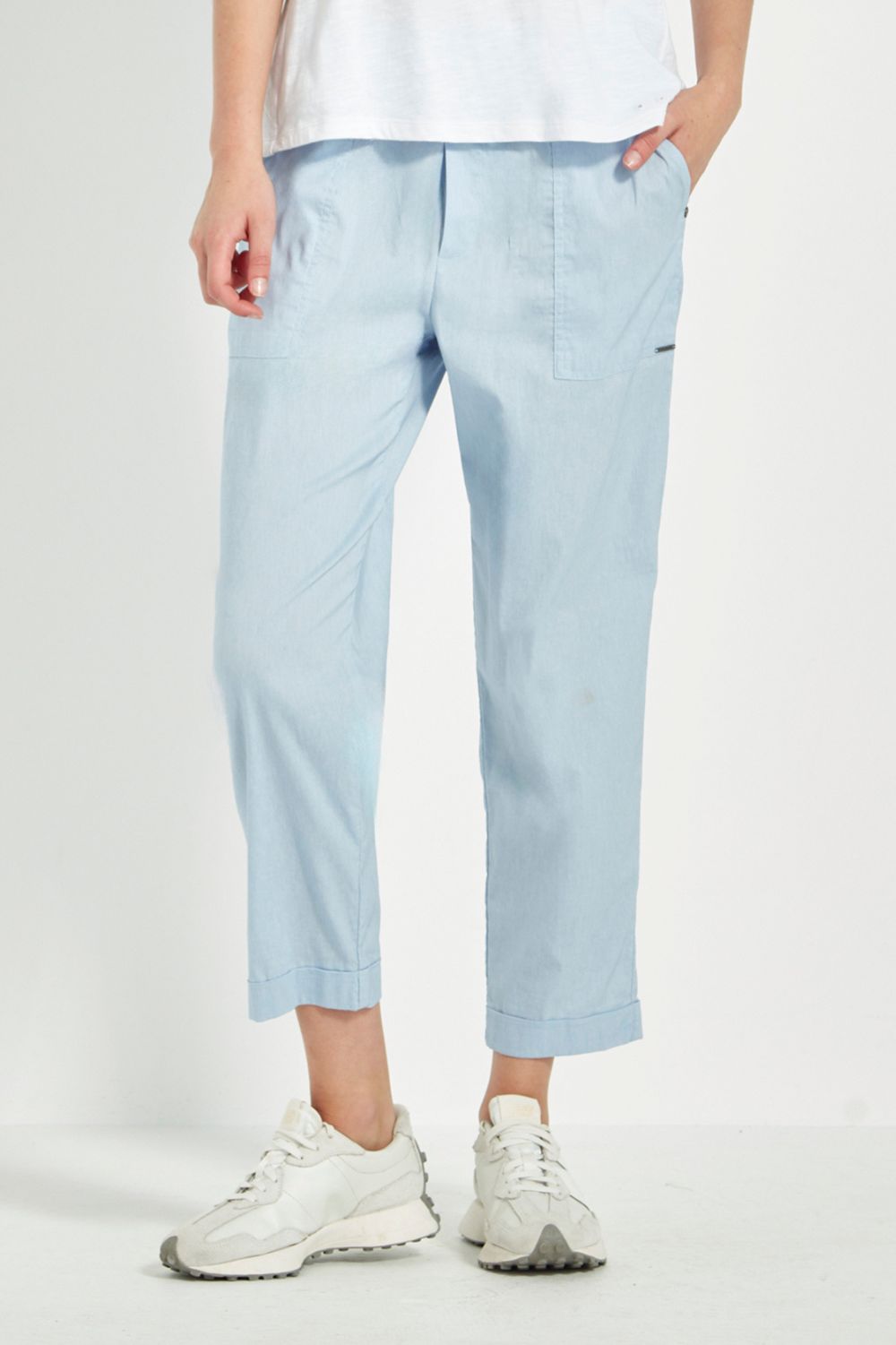 Verge - Verge Acrobat Essex Pant | Chambray - Pants - Silvermaple Boutique 