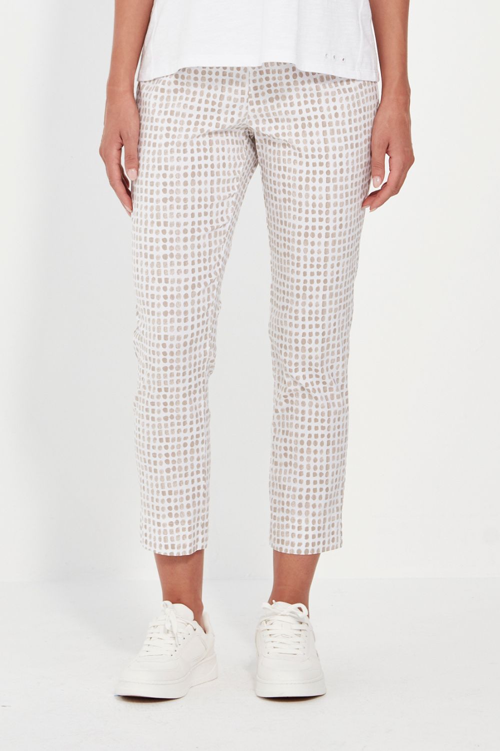 Verge - Verge Acrobat Tile 7/8 Pant | Bark - Pants - Silvermaple Boutique 