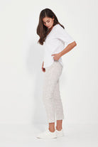 Verge - Verge Acrobat Tile 7/8 Pant | Bark - Pants - Silvermaple Boutique 