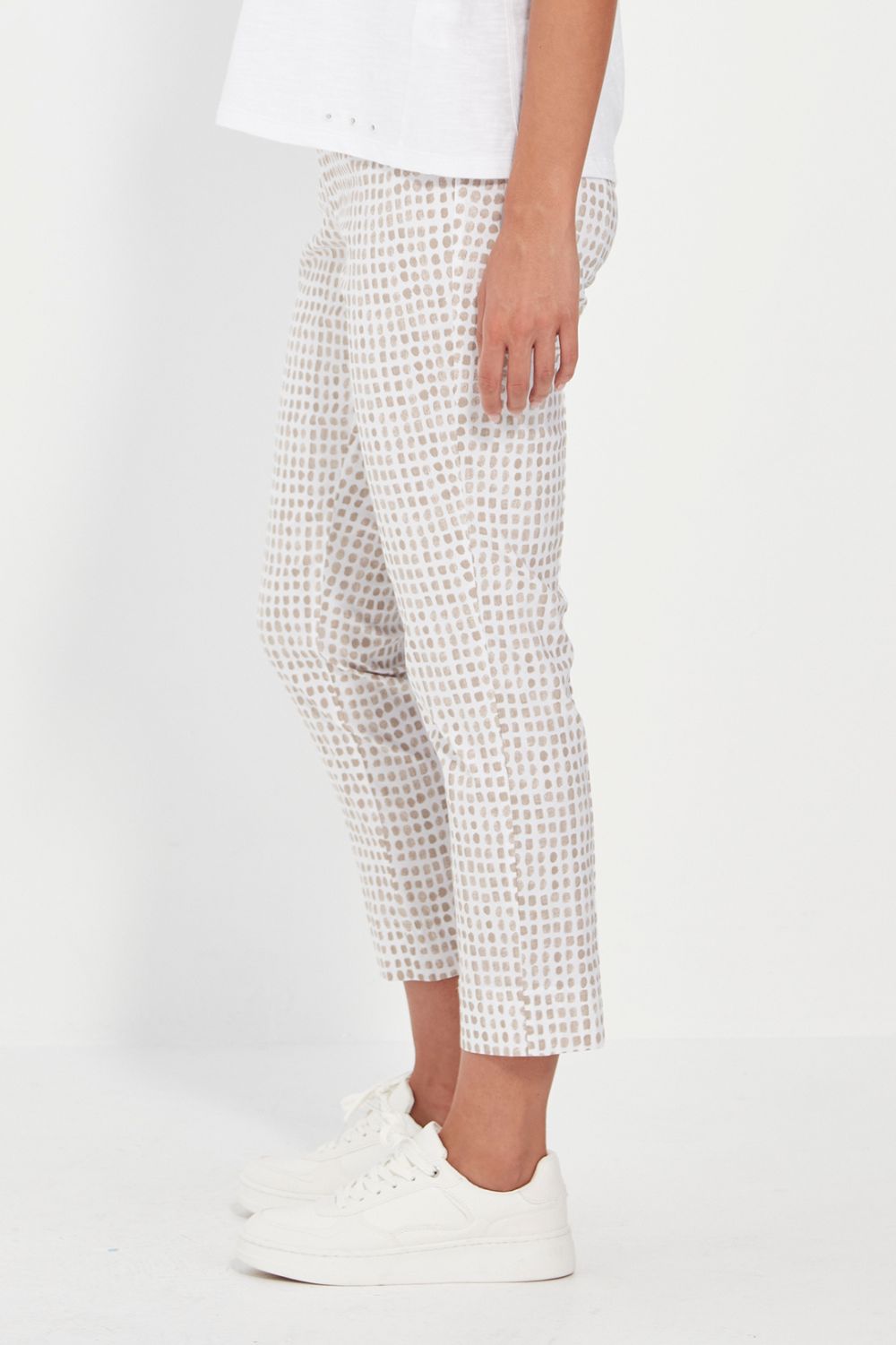 Verge - Verge Acrobat Tile 7/8 Pant | Bark - Pants - Silvermaple Boutique 