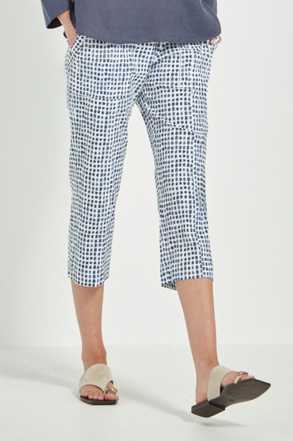 Verge - Verge Acrobat Tile Cargo Short | Denim - Shorts - Silvermaple Boutique 