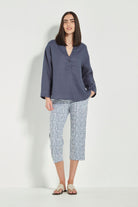 Verge - Verge Acrobat Tile Cargo Short | Denim - Shorts - Silvermaple Boutique 