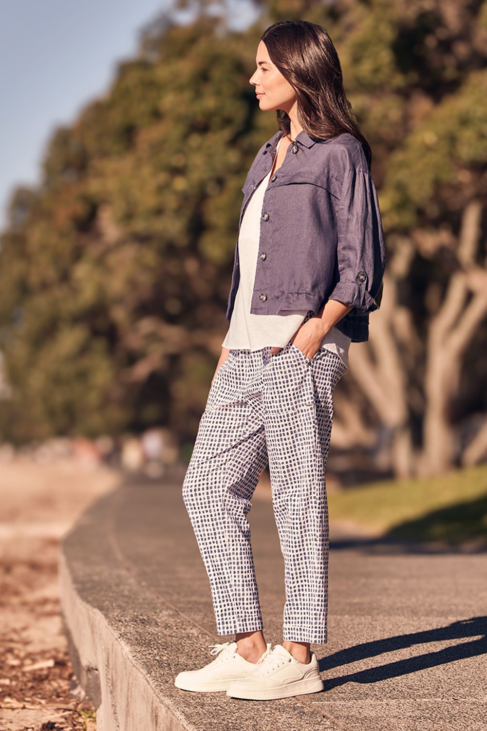 Verge - Verge Acrobat Tile Pant | Denim - Pants - Silvermaple Boutique 