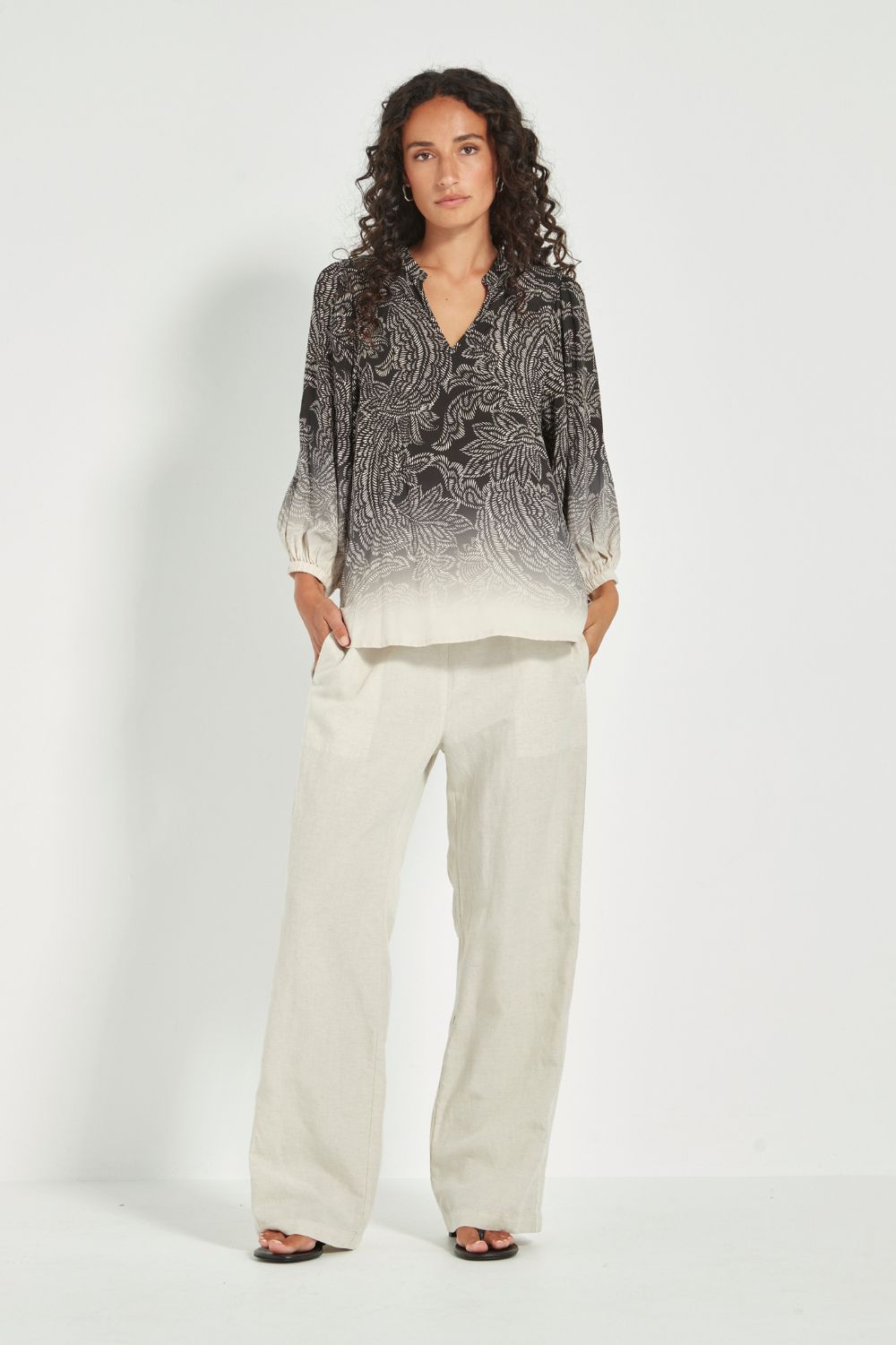 Verge - Verge Amara Blouse | Print - Blouse - Silvermaple Boutique 