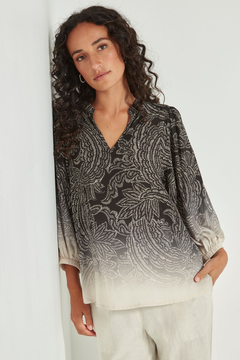 Verge - Verge Amara Blouse | Print - Blouse - Silvermaple Boutique 