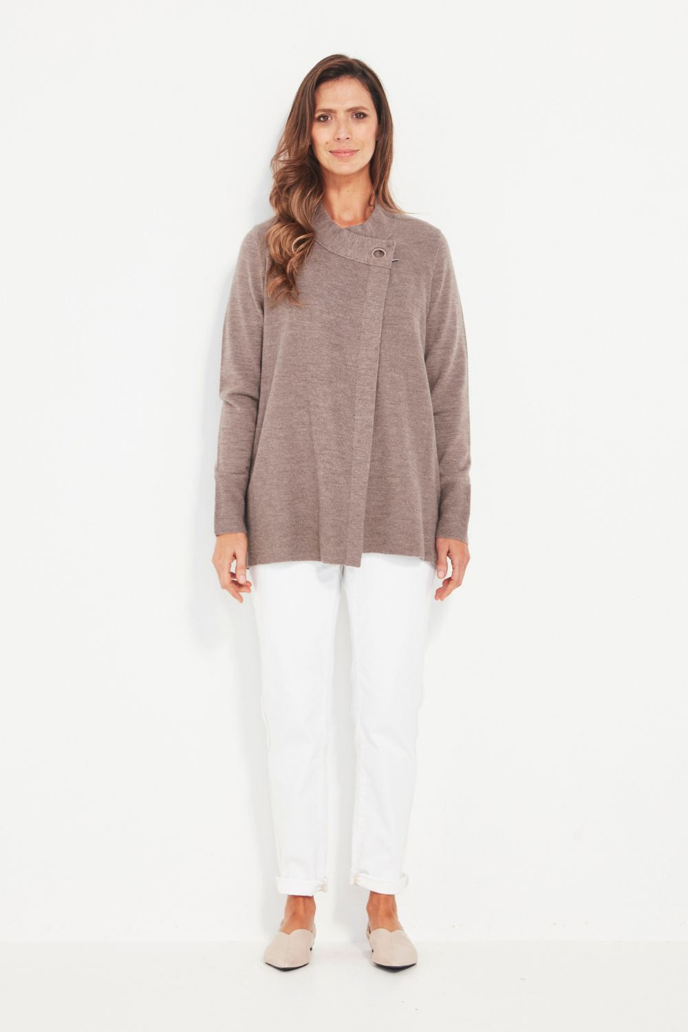 Verge - Verge Angelo Cardi | Truffle - Cardigan - Silvermaple Boutique 