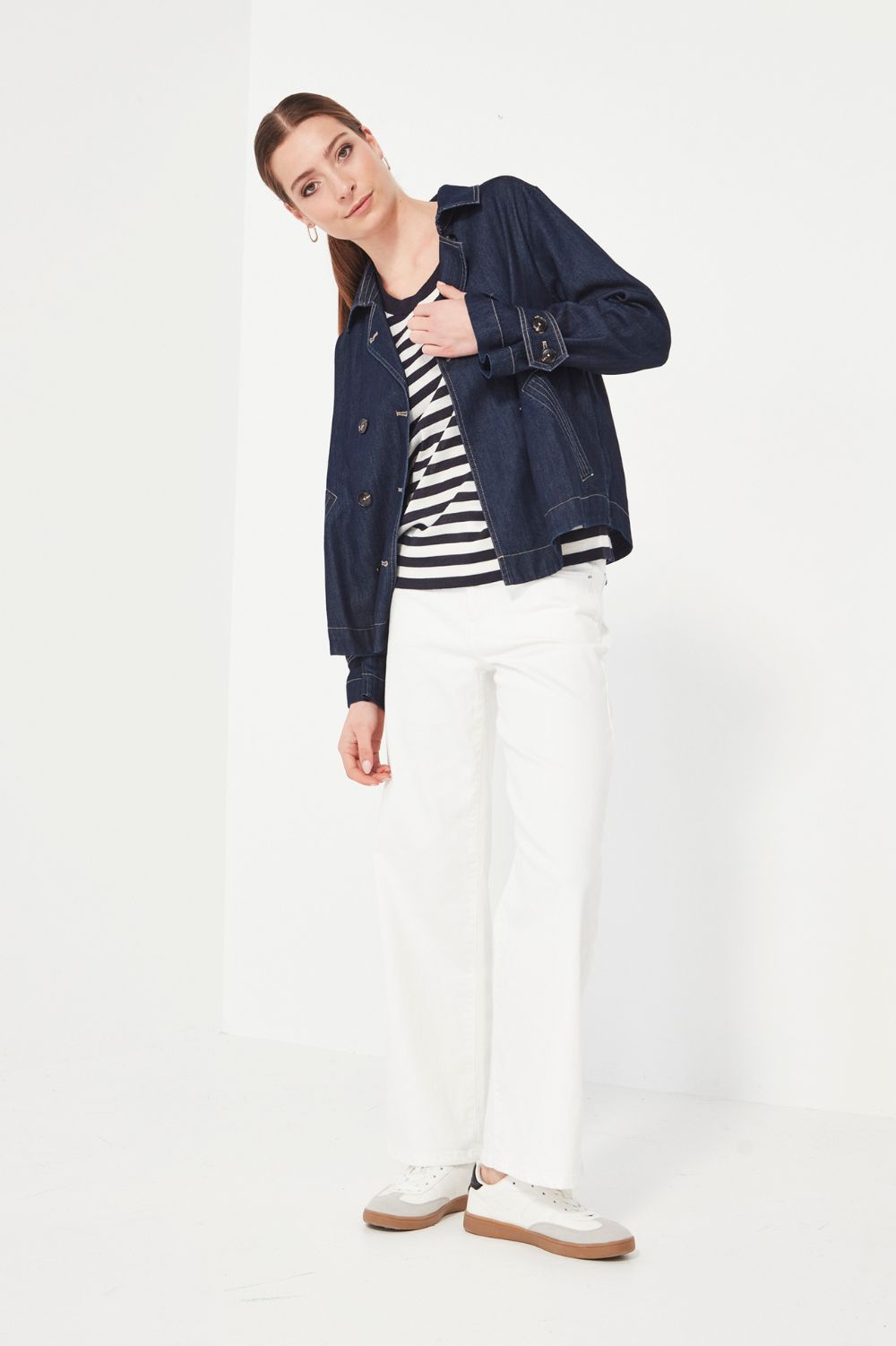 Verge - Verge Cade Jacket | Dark Denim - Jacket - Silvermaple Boutique 