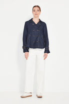 Verge - Verge Cade Jacket | Dark Denim - Jacket - Silvermaple Boutique 