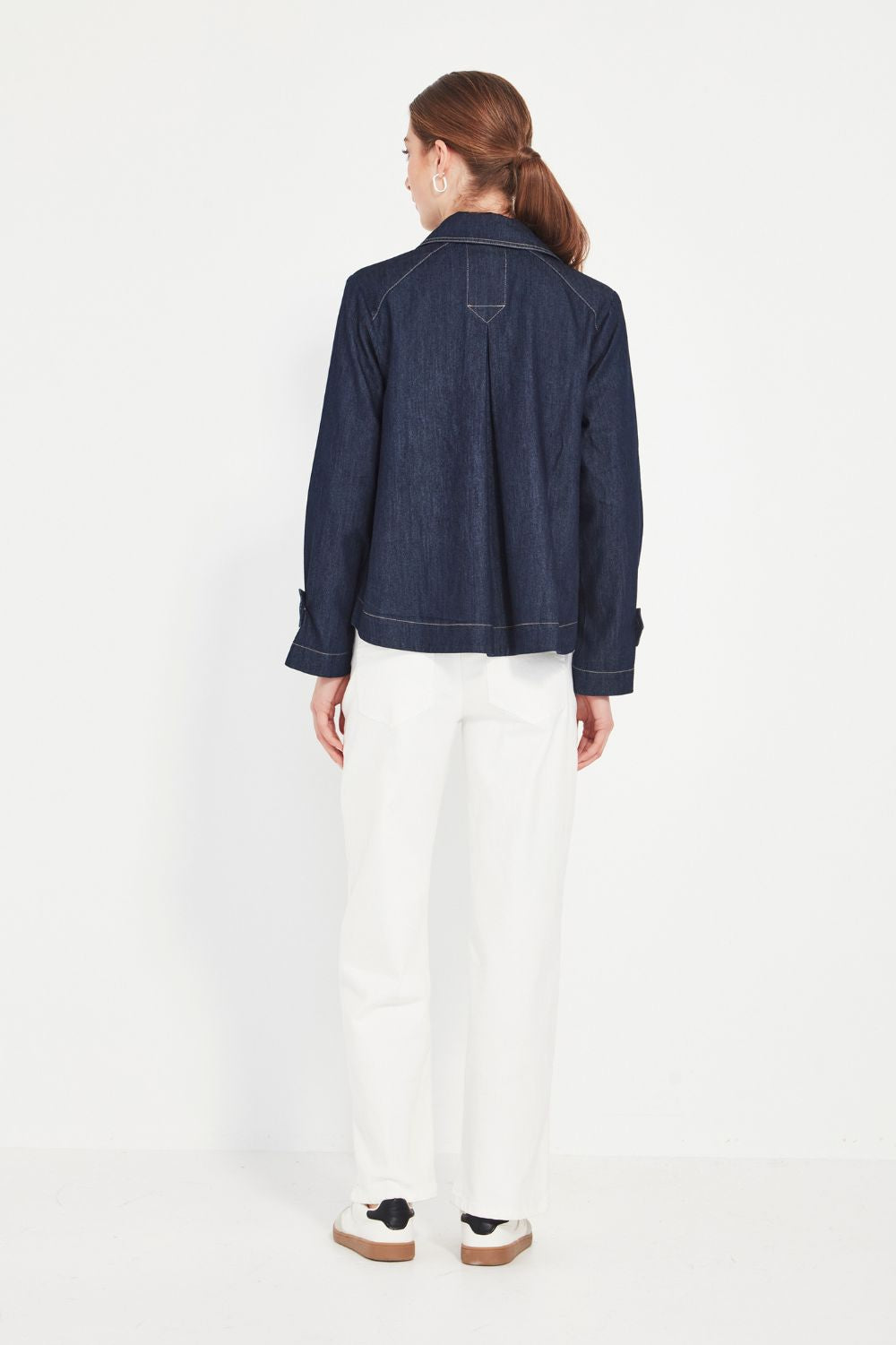 Verge - Verge Cade Jacket | Dark Denim - Jacket - Silvermaple Boutique 