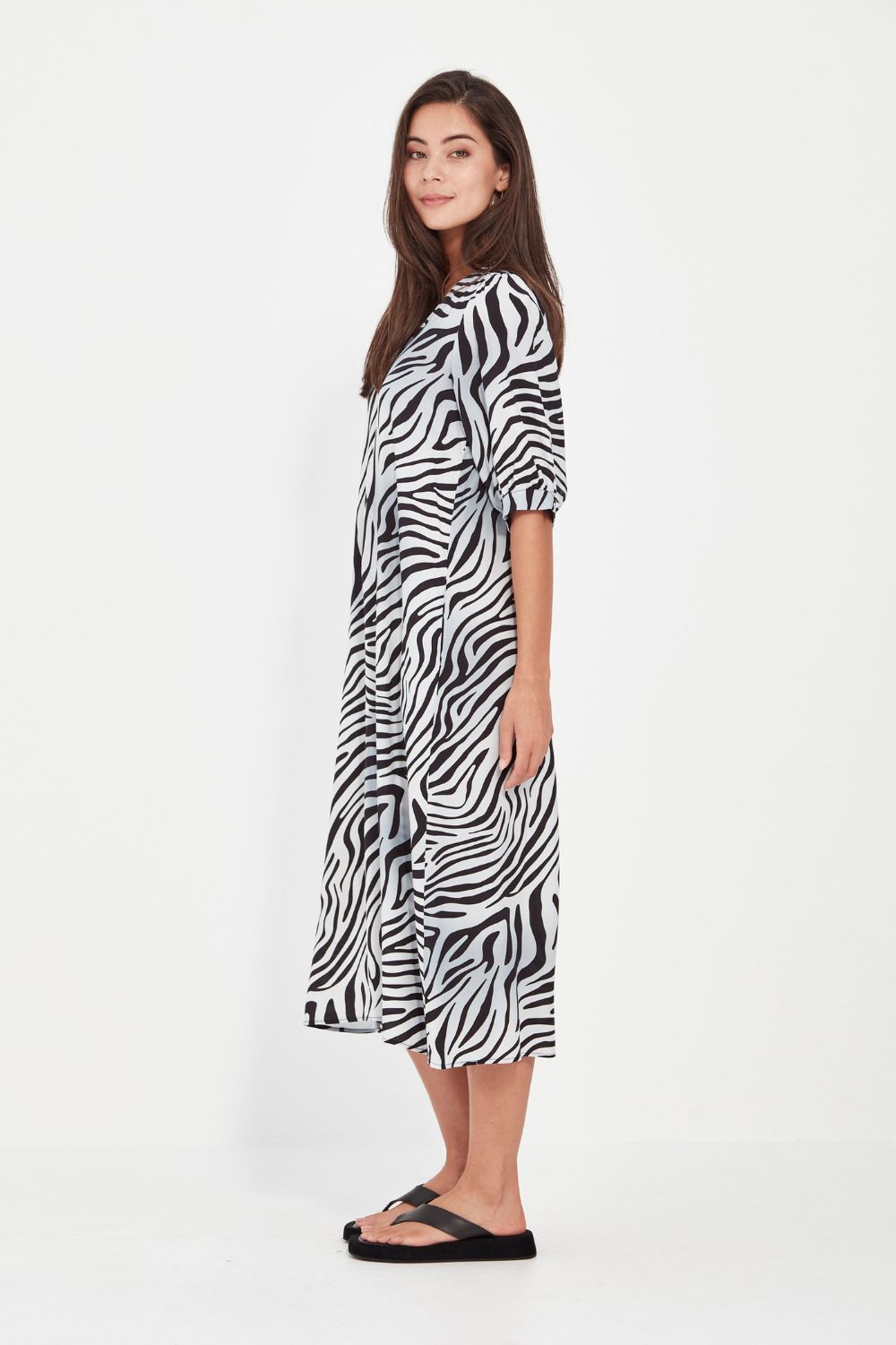 Verge - Verge Casey Dress | Zebra Print - Dress - Silvermaple Boutique 