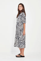 Verge - Verge Casey Dress | Zebra Print - Dress - Silvermaple Boutique 