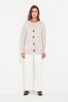 Verge - Verge Cherish Cardi | Chalk Marle - Cardigan - Silvermaple Boutique 