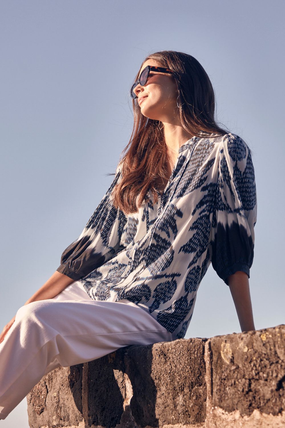 Verge - Verge Dynasty Top | Print - Top - Silvermaple Boutique 