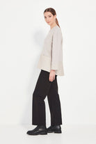 Verge - Verge Faye Jacket | Oyster - Jacket - Silvermaple Boutique 