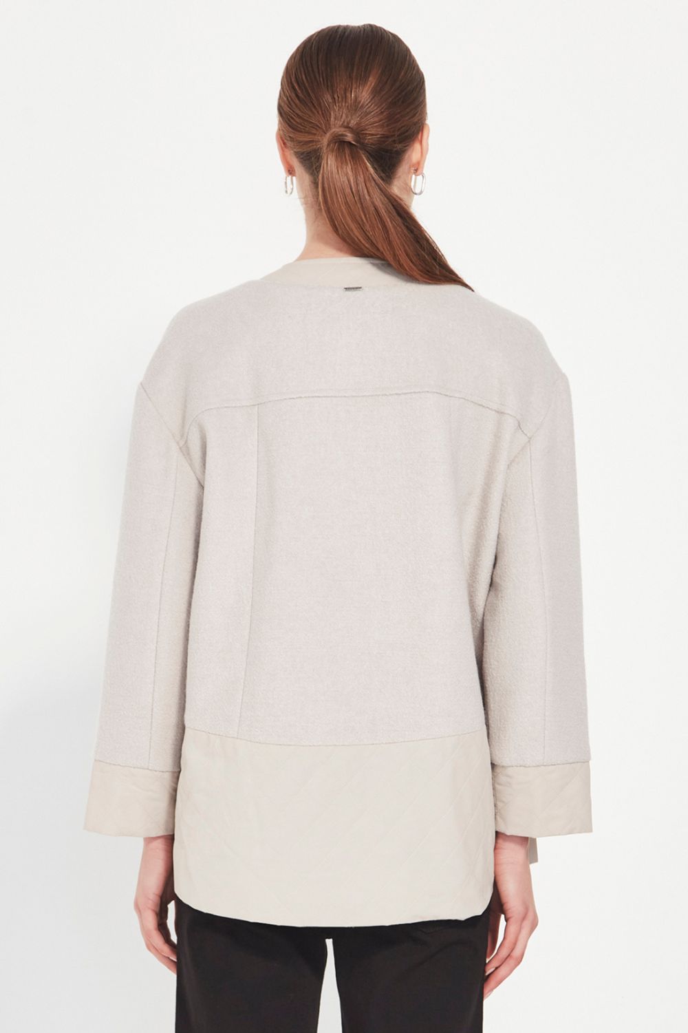 Verge - Verge Faye Jacket | Oyster - Jacket - Silvermaple Boutique 