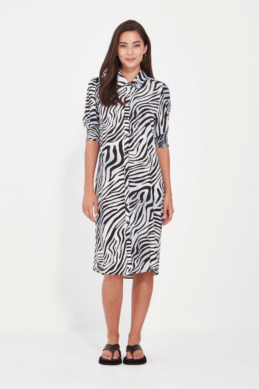 Verge - Verge Julia Dress | Zebra Print - Dress - Silvermaple Boutique 