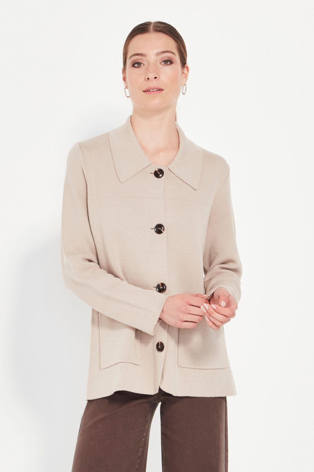 Verge - Verge Kimbel Jacket | Stone - Jacket - Silvermaple Boutique 