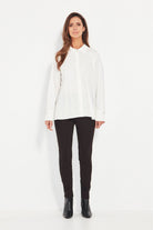 Verge - Verge Roulette Shirt | White - Shirt - Silvermaple Boutique 