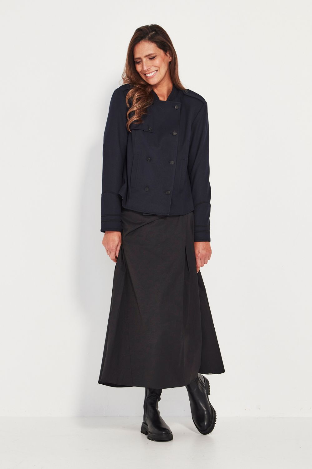 Verge - Verge Stroll Skirt | Black - Skirt - Silvermaple Boutique 