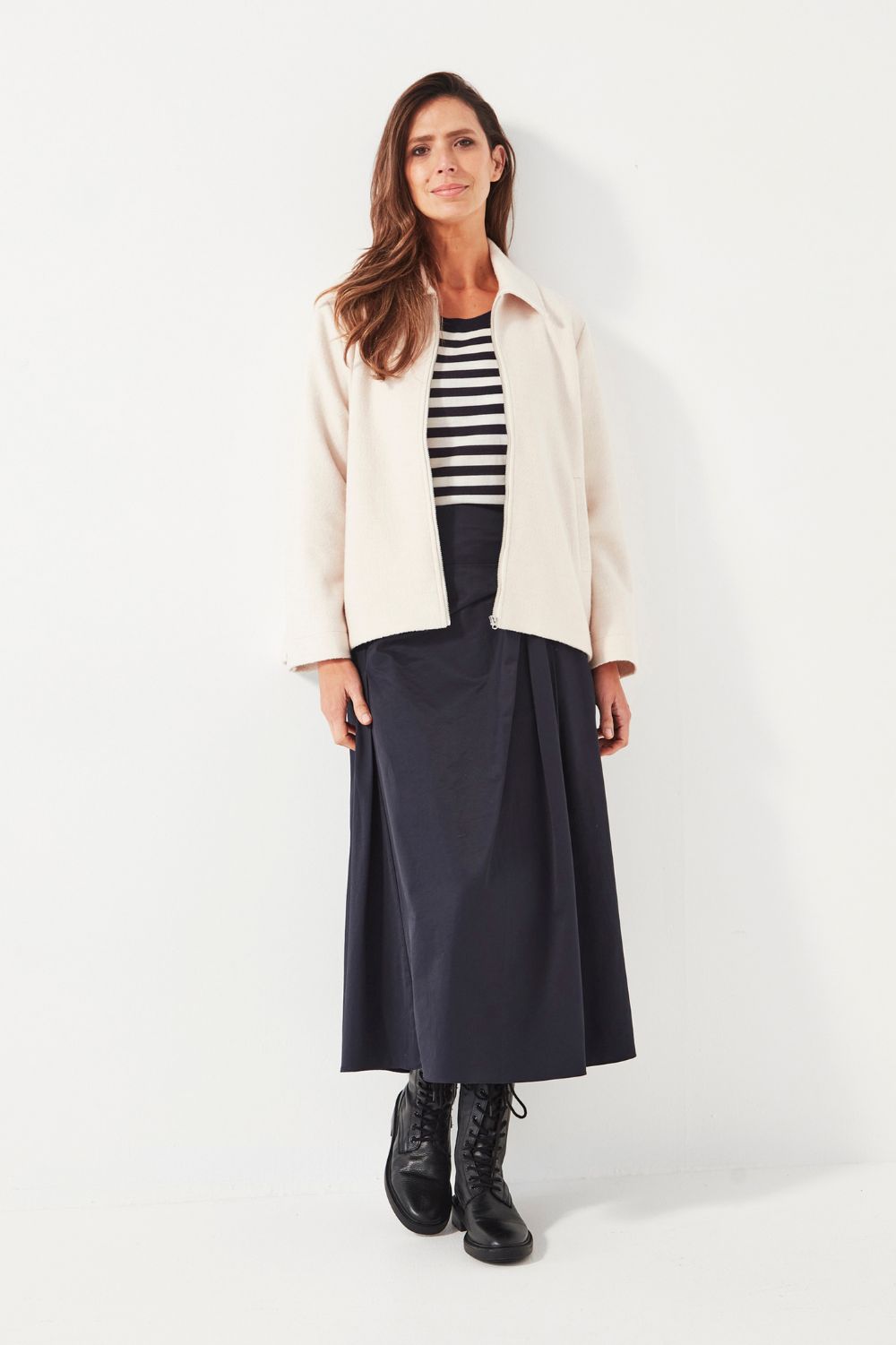 Verge - Verge Stroll Skirt | Ink - Skirt - Silvermaple Boutique 