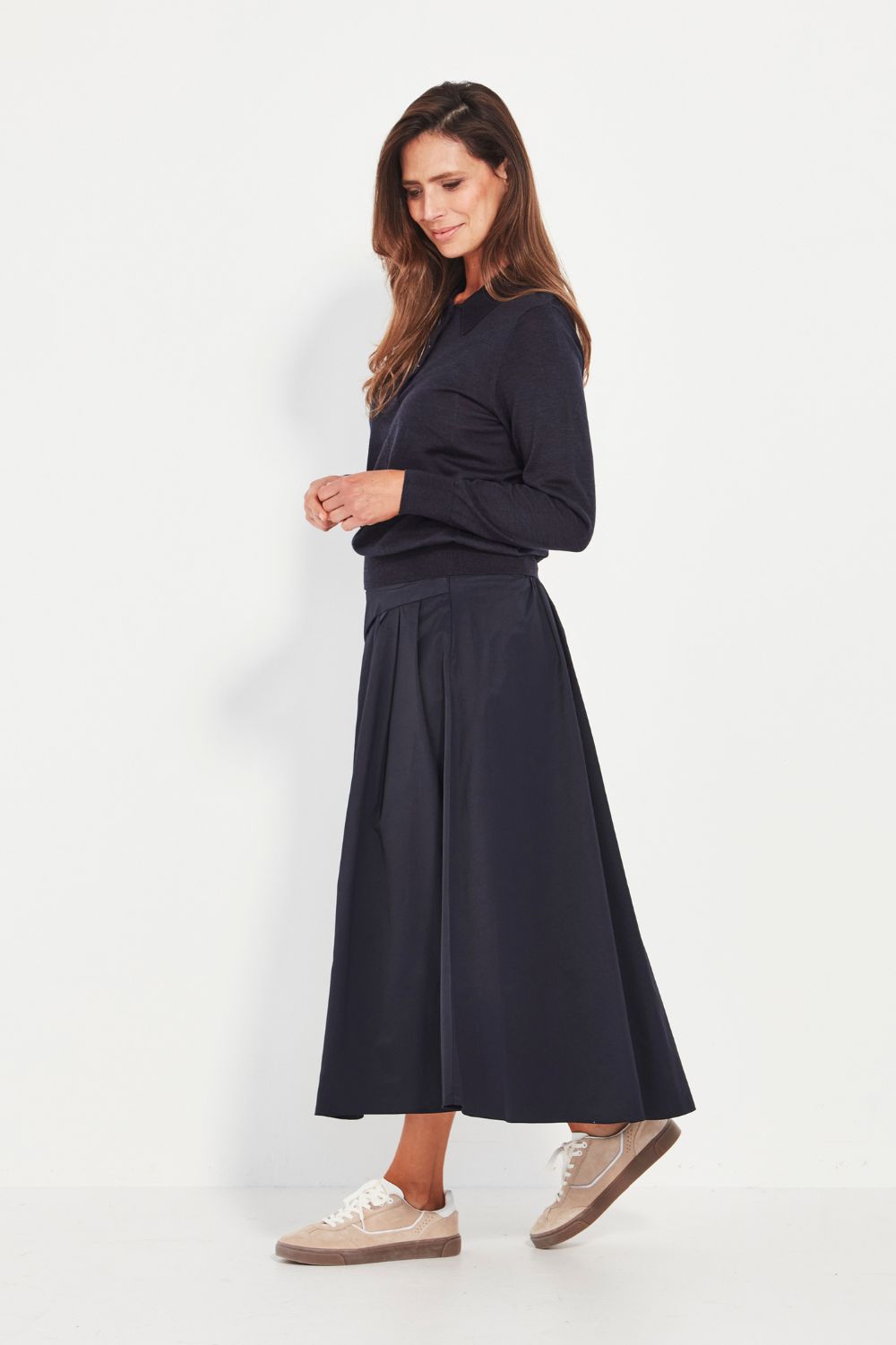 Verge - Verge Stroll Skirt | Ink - Skirt - Silvermaple Boutique 