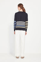 Verge - Verge Thea Sweater | Stripe - Jumper - Silvermaple Boutique 