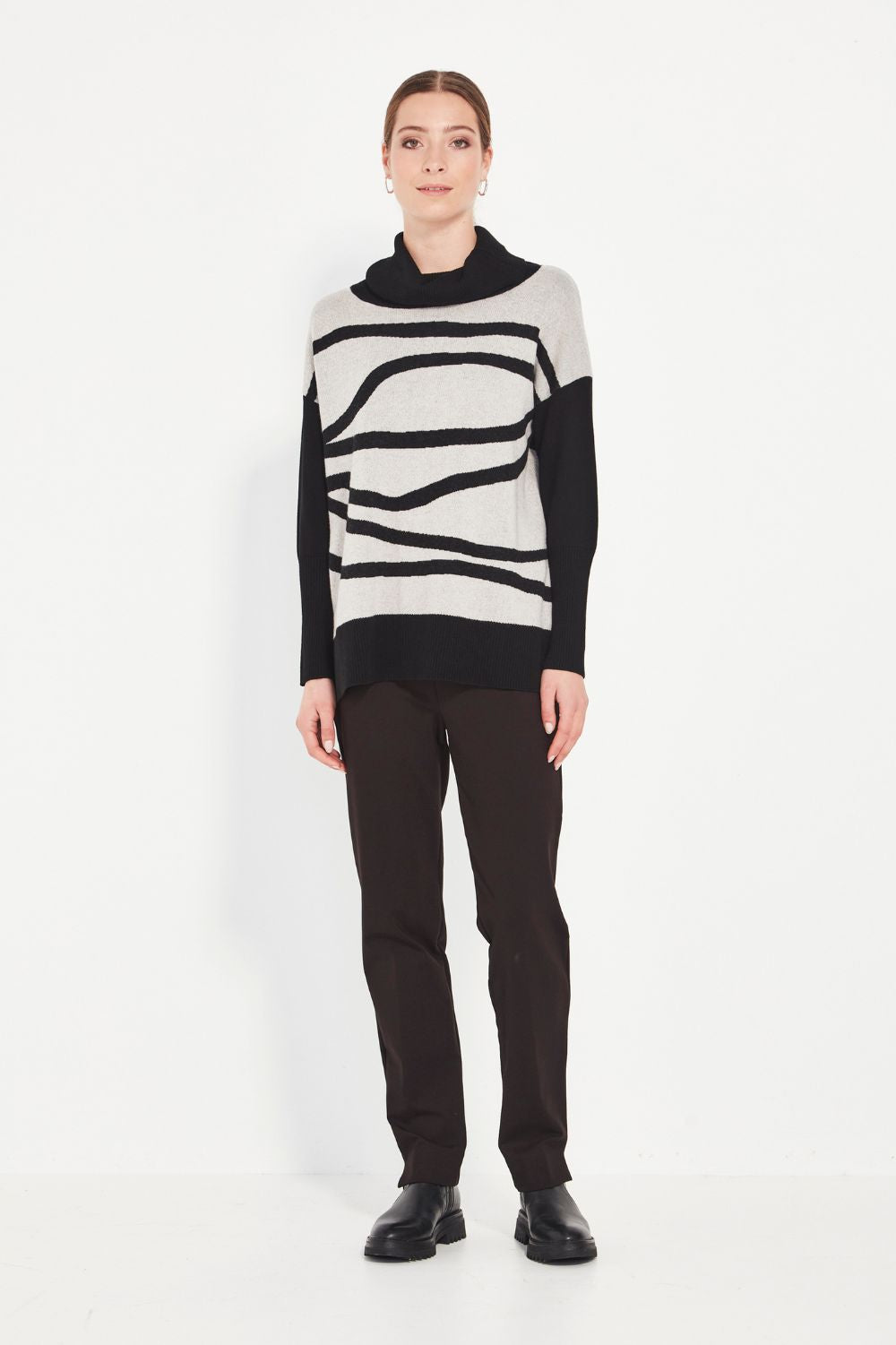 Verge - Verge Viola Sweater | Chalk Marle - Jumper - Silvermaple Boutique 