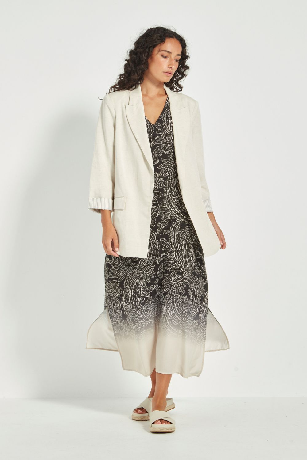 Verge - Verge Yara Blazer | Cashew - Blazer - Silvermaple Boutique 