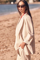 Verge - Verge Yara Blazer | Cashew - Blazer - Silvermaple Boutique 