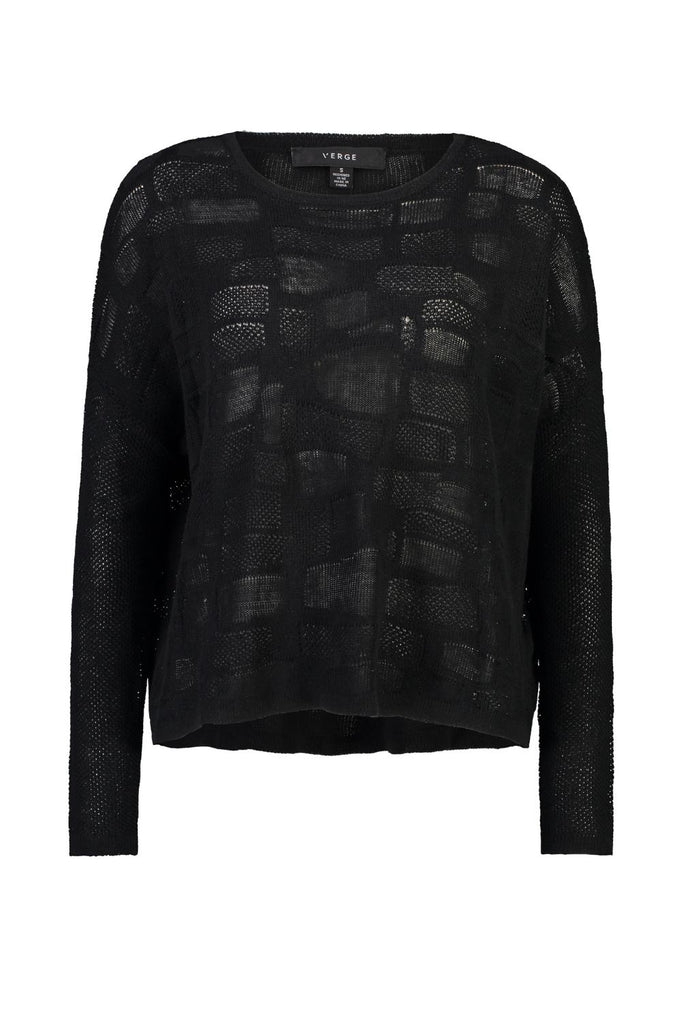 Verge Switch Sweater | Black_Silvermaple Boutique