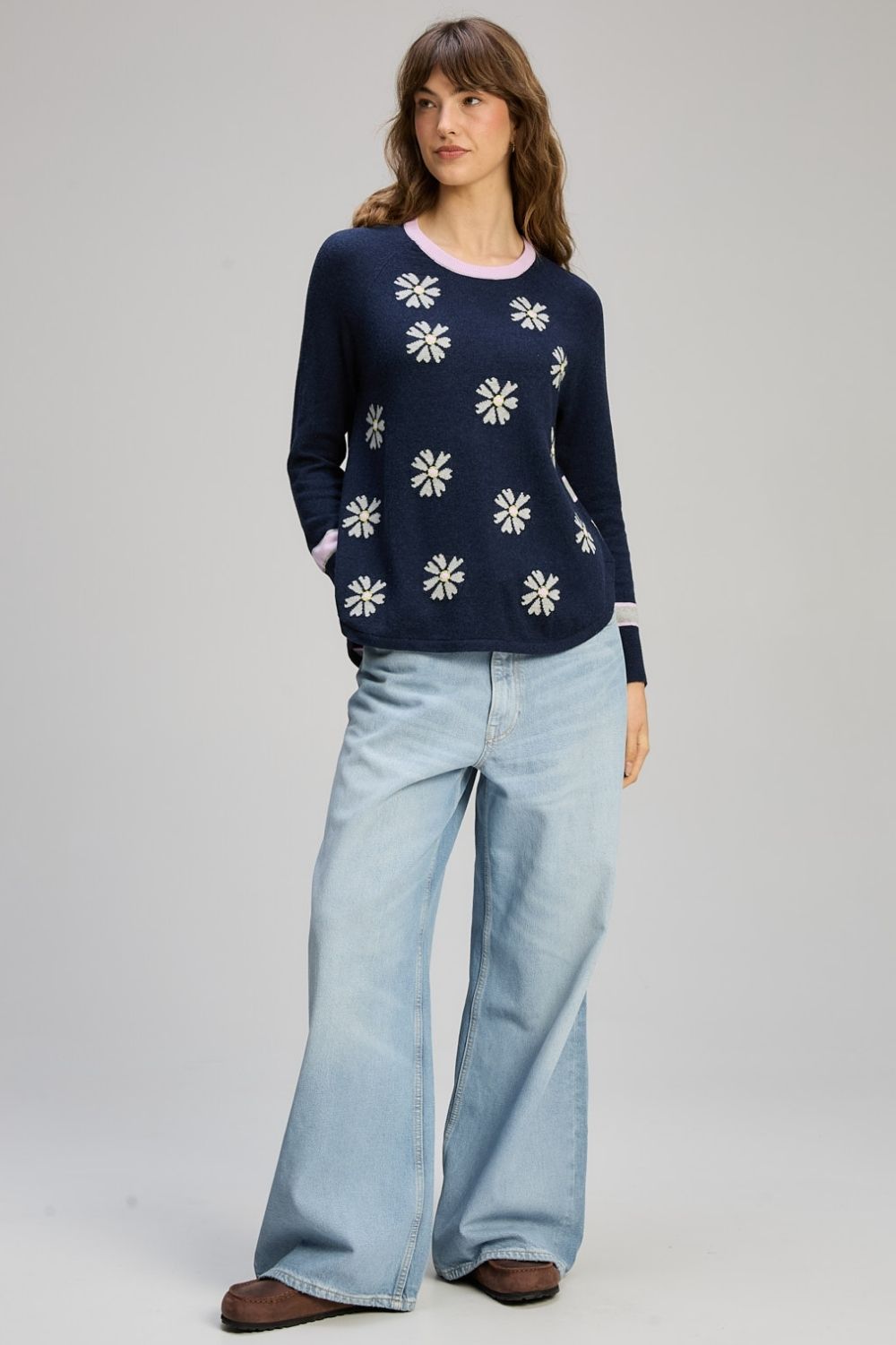 Zaket & Plover - Daisy Chain | Dark Denim - Knitwear - Silvermaple Boutique 